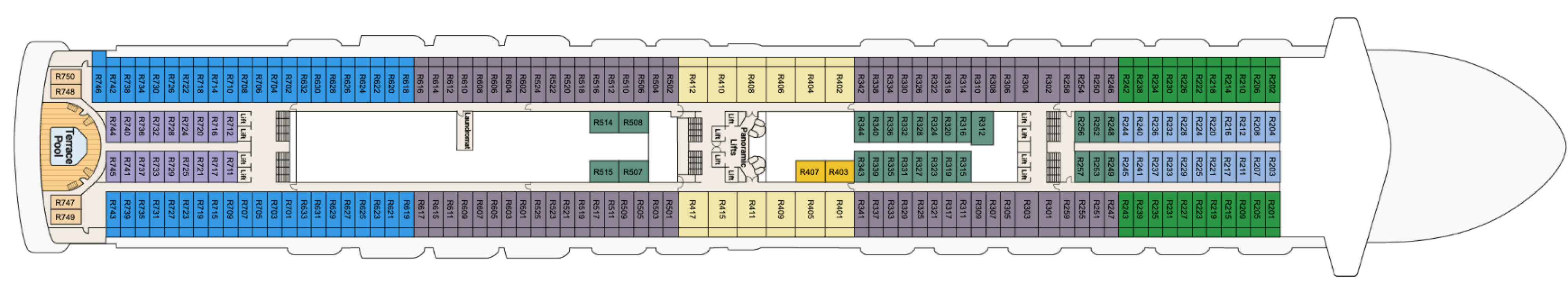 Princess Cruises Deck 14 Caribbean Princess.png